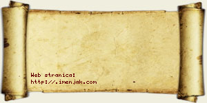 Jovana Ršumović vizit kartica